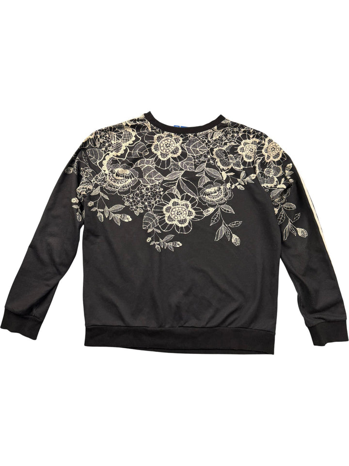 Adidas Floral Patterned Sweatshirt - M/L