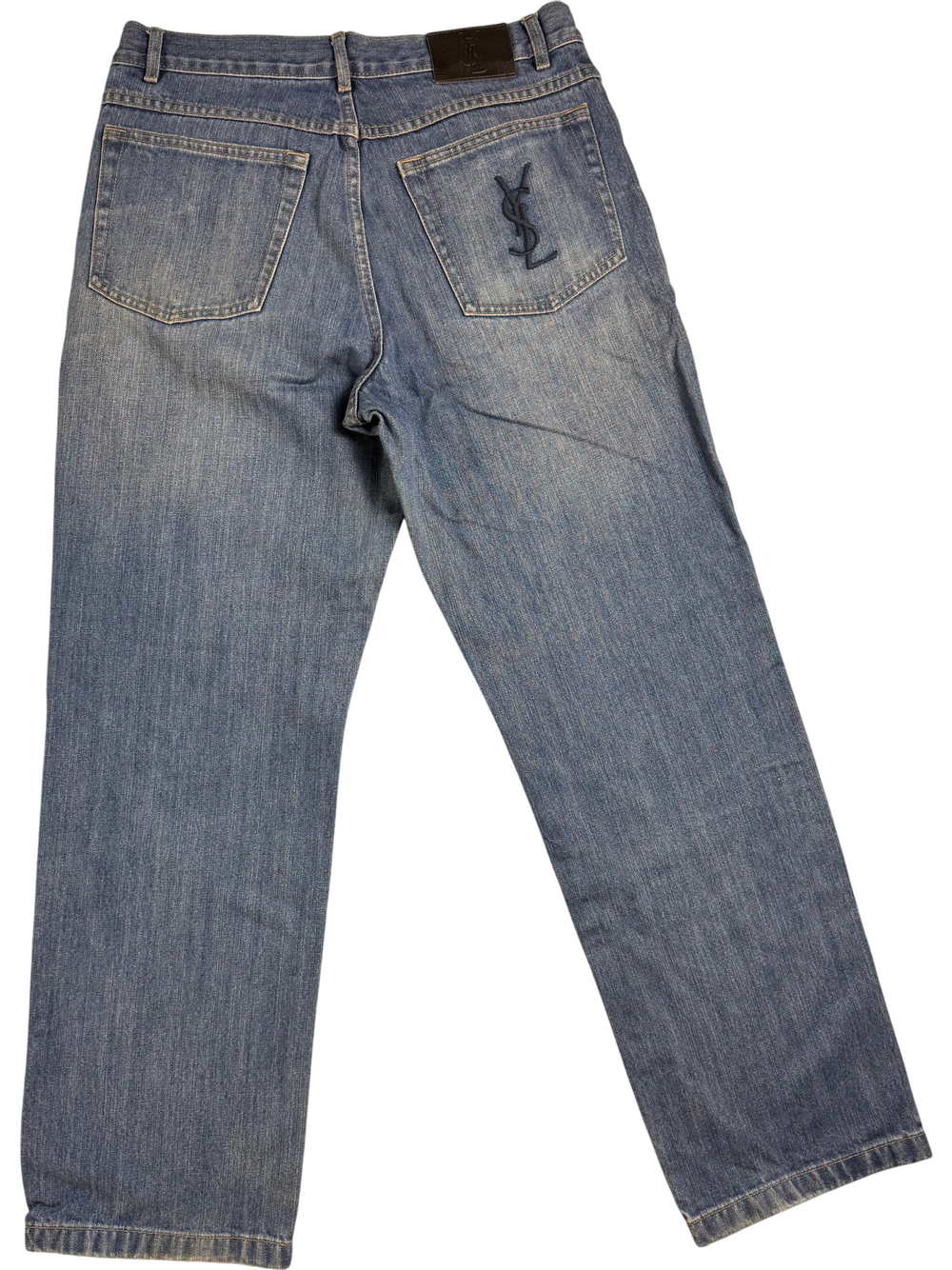Yves Saint Laurent Medium Wash Denim Jeans - Think Vintage