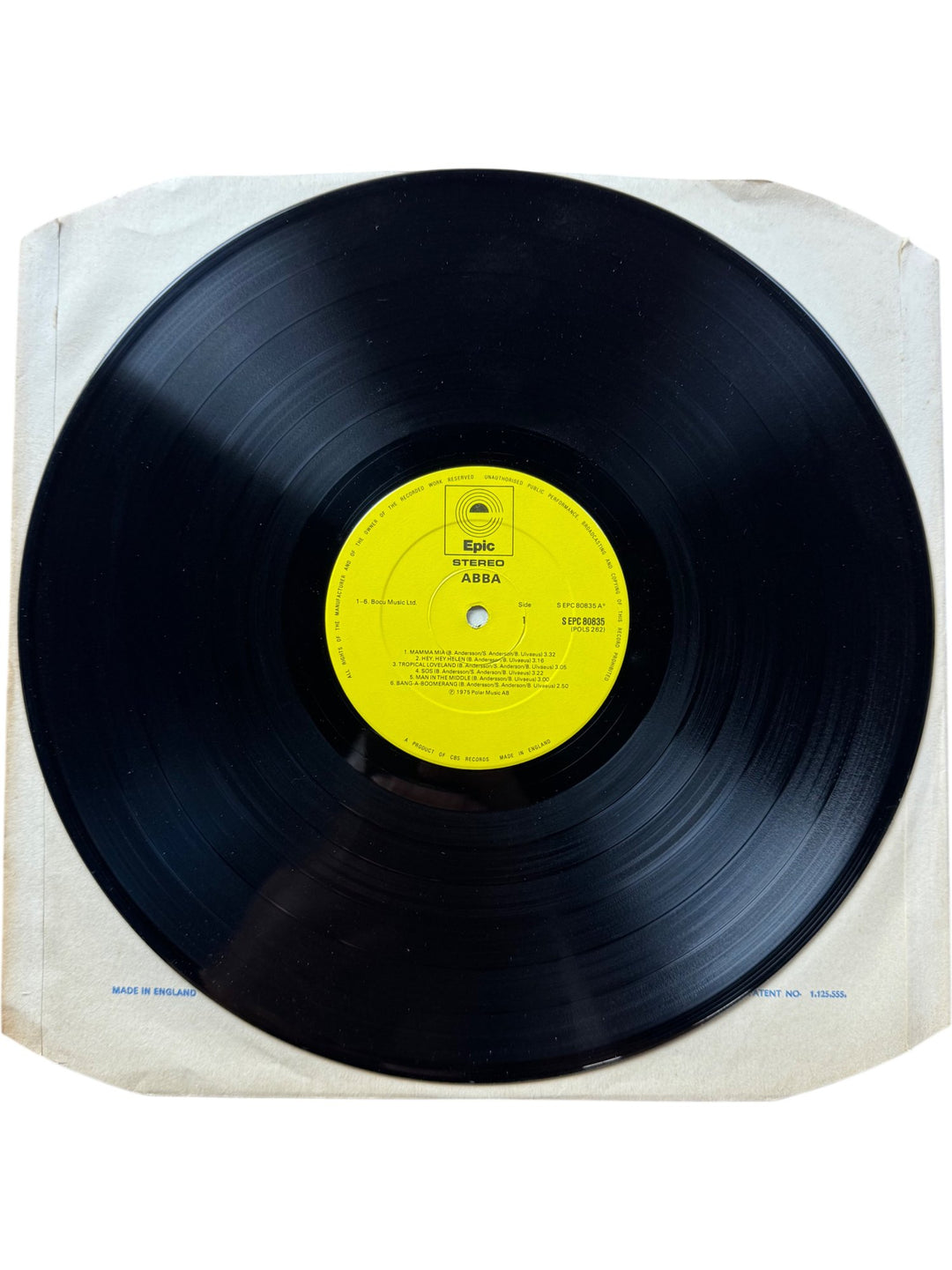 ABBA Self-Titled Vinyl Record - Good