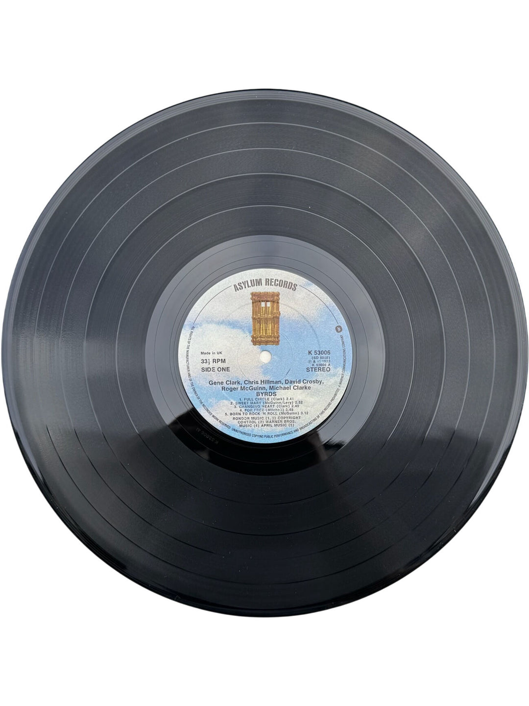 Byrds Self-Titled Vinyl Record- Very Good