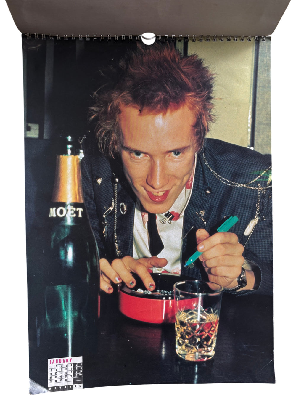 1991 Sex Pistols Calendar Music Memorabilia Vintage Collectable - Think Vintage