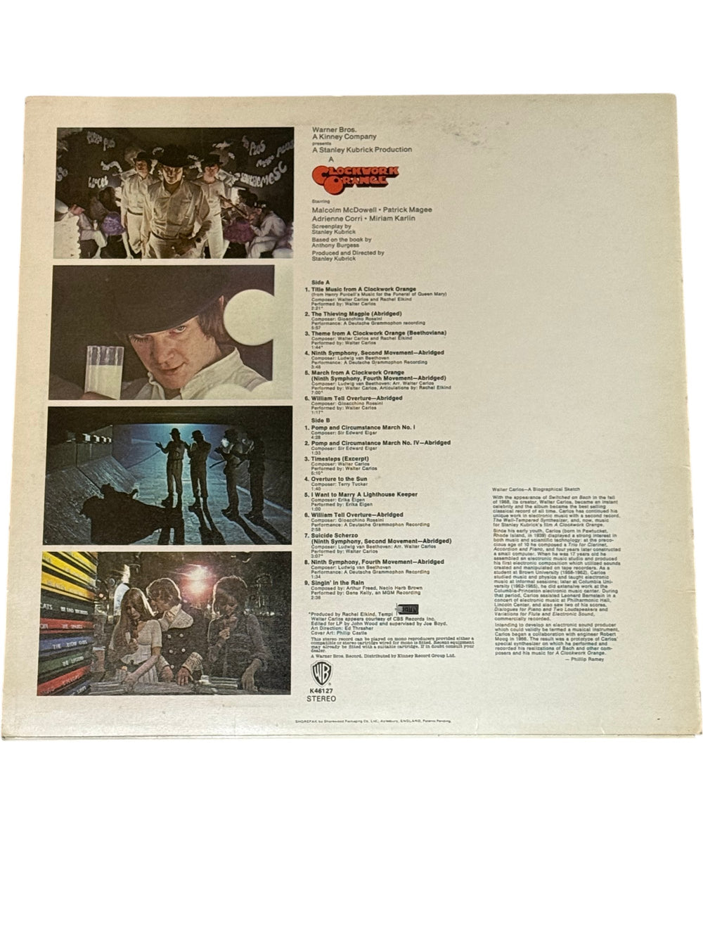 Stanley Kubrick's A Clockwork Orange Soundtrack Vinyl - Think Vintage