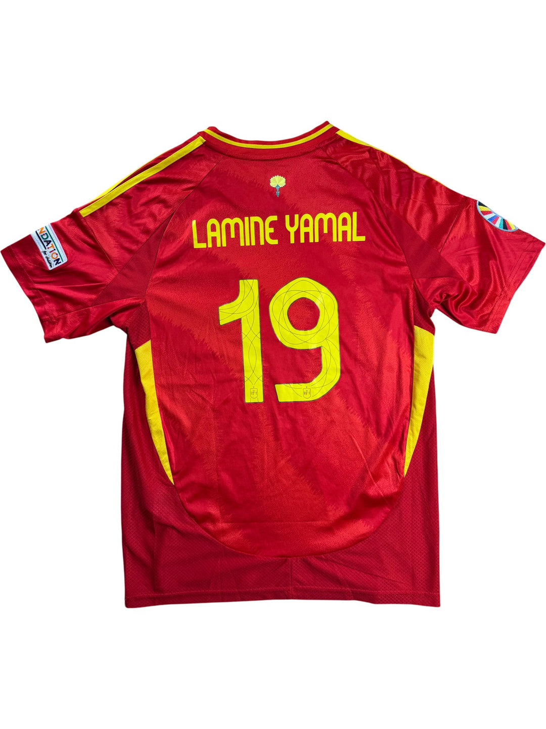 2024 Spain Home Shirt 'Lamine Yamal 19' - M