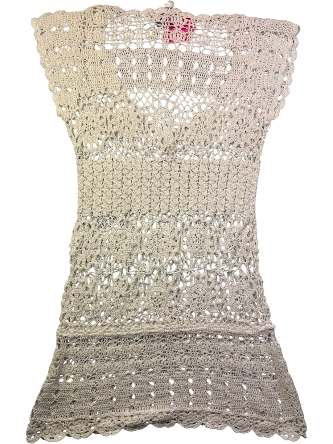 Pineapple Crochet Sleeveless Tunic - XS/S