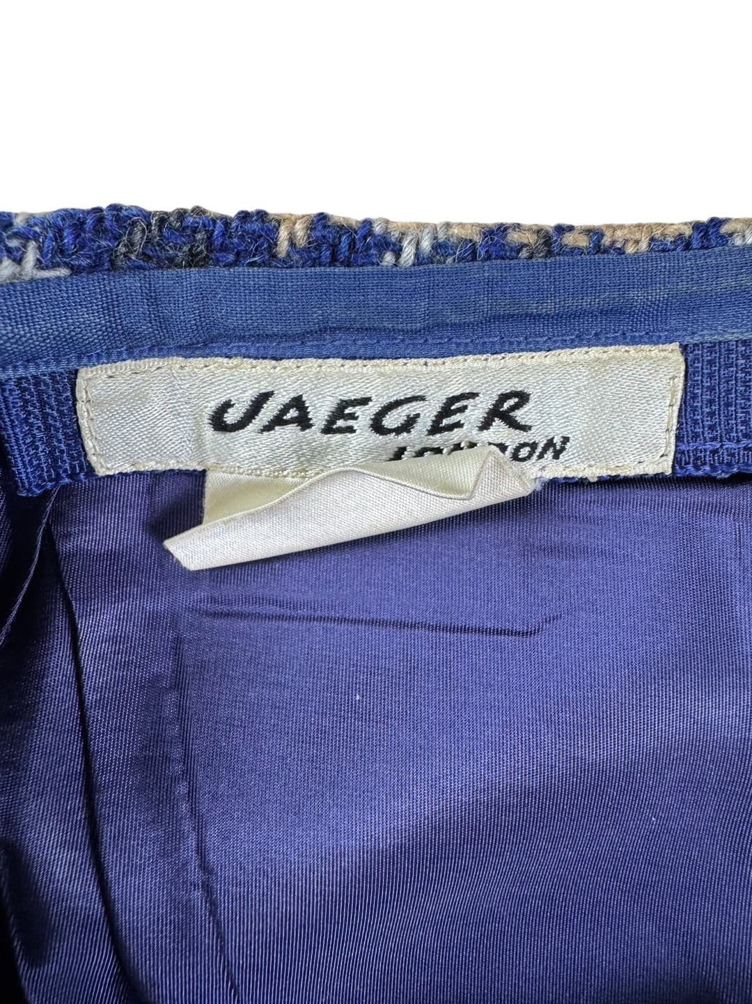 Jaeger Wool Plaid Skirt - W28