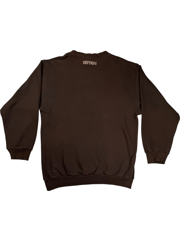 Ferrari Black Sweatshirt  - XL - Think Vintage