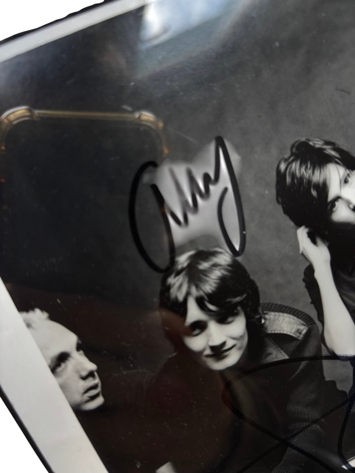 Texas Band Signed Framed Photograph Autograph February 1998 Collectable - Think Vintage