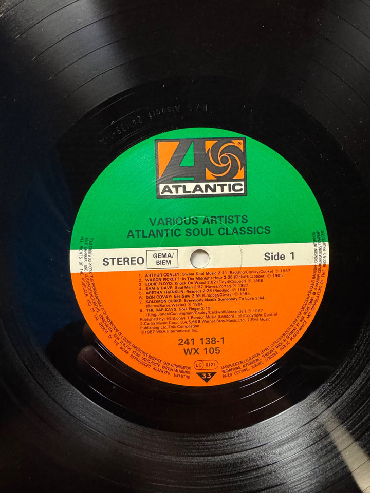 Atlantic Soul Classics LP - Near Mint