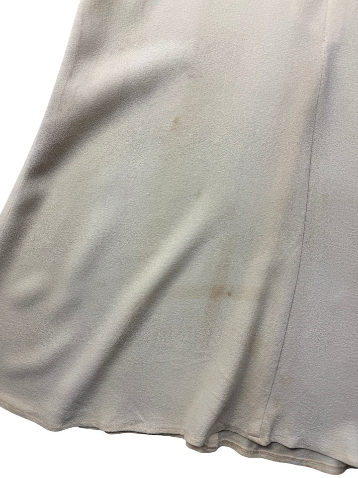 1970s Ozzie Clark Cream Button-Up Dress *See Description* - XS