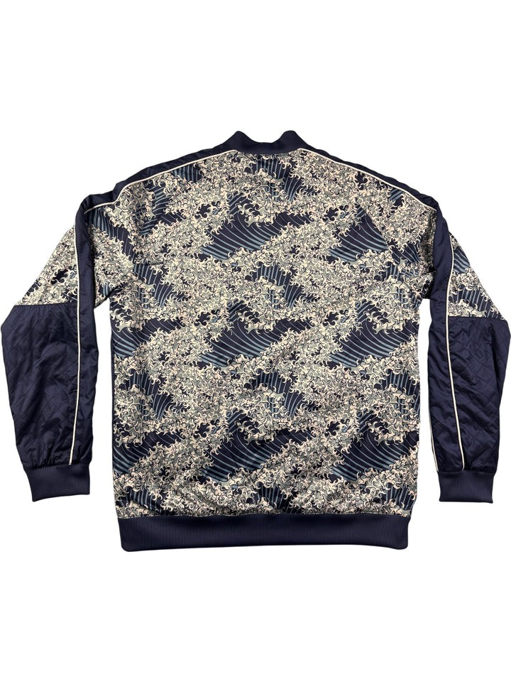 Puma Japanese Wave Pattern Bomber Jacket - L
