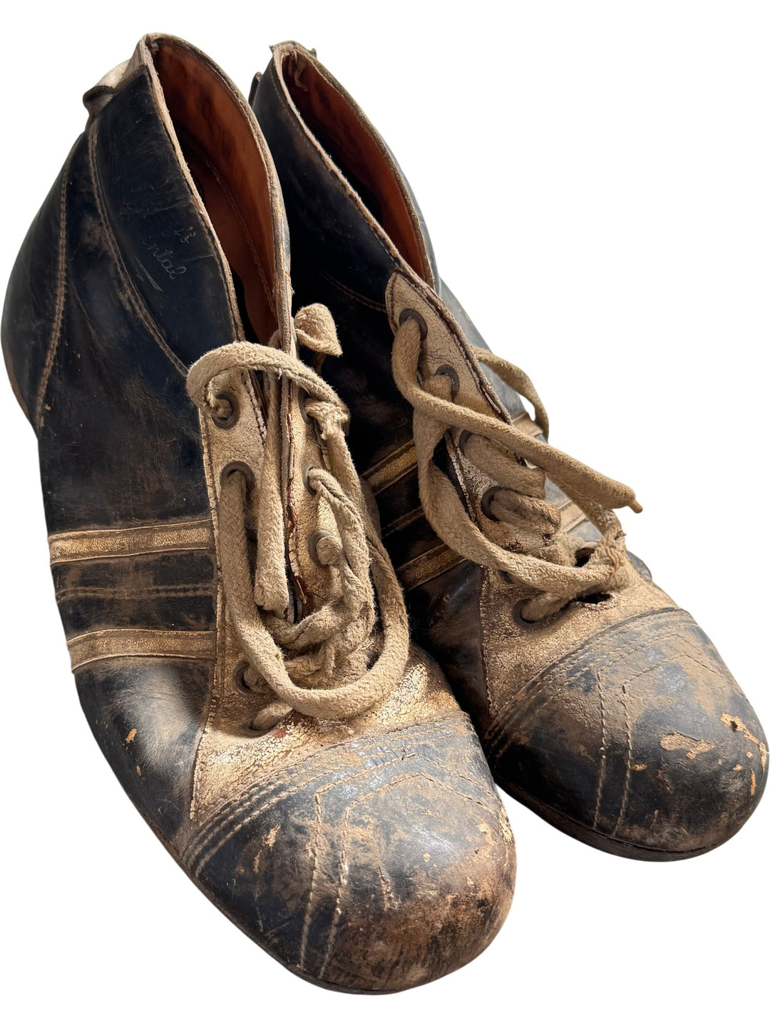 Vintage 1960's Leather Football Boots 'Stanley Continental  - 7