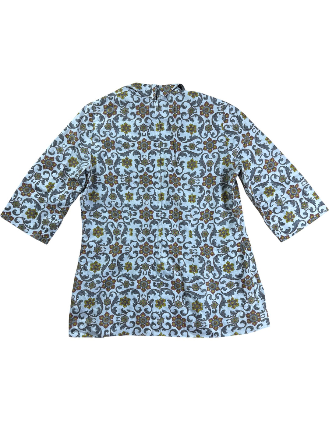 1970s Floral Patterned Tunic Top - M