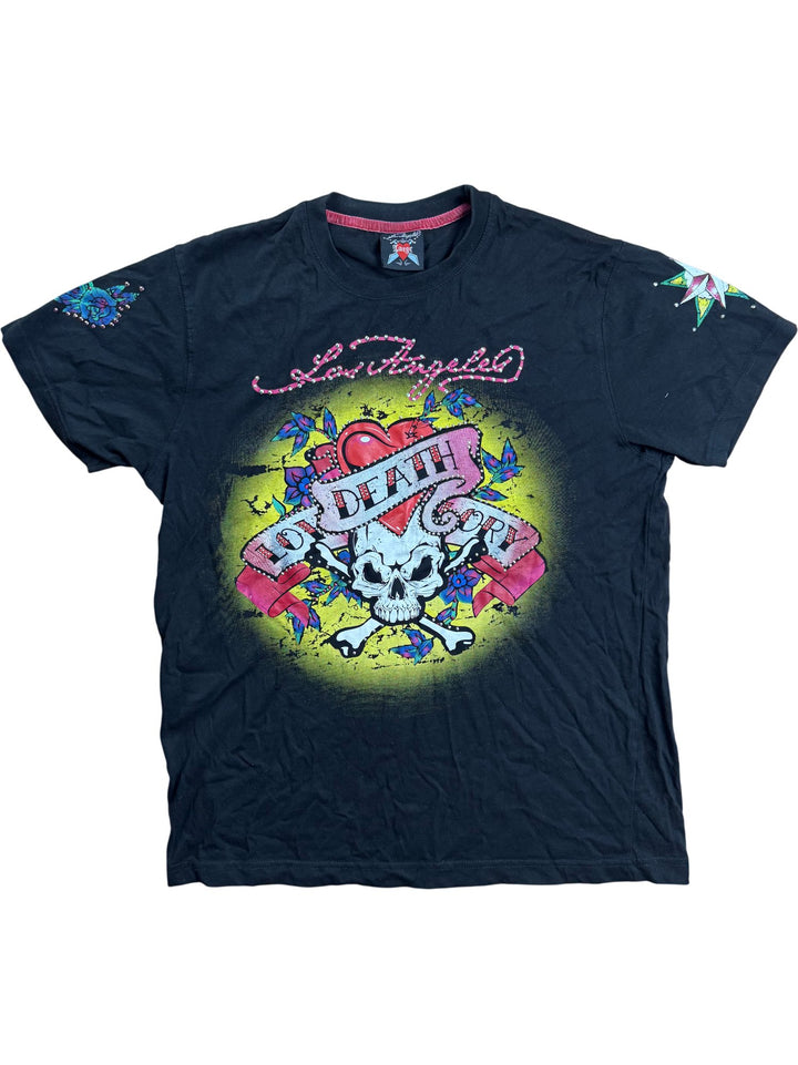 Langa Los Angeles Skull Graphic T-Shirt - M