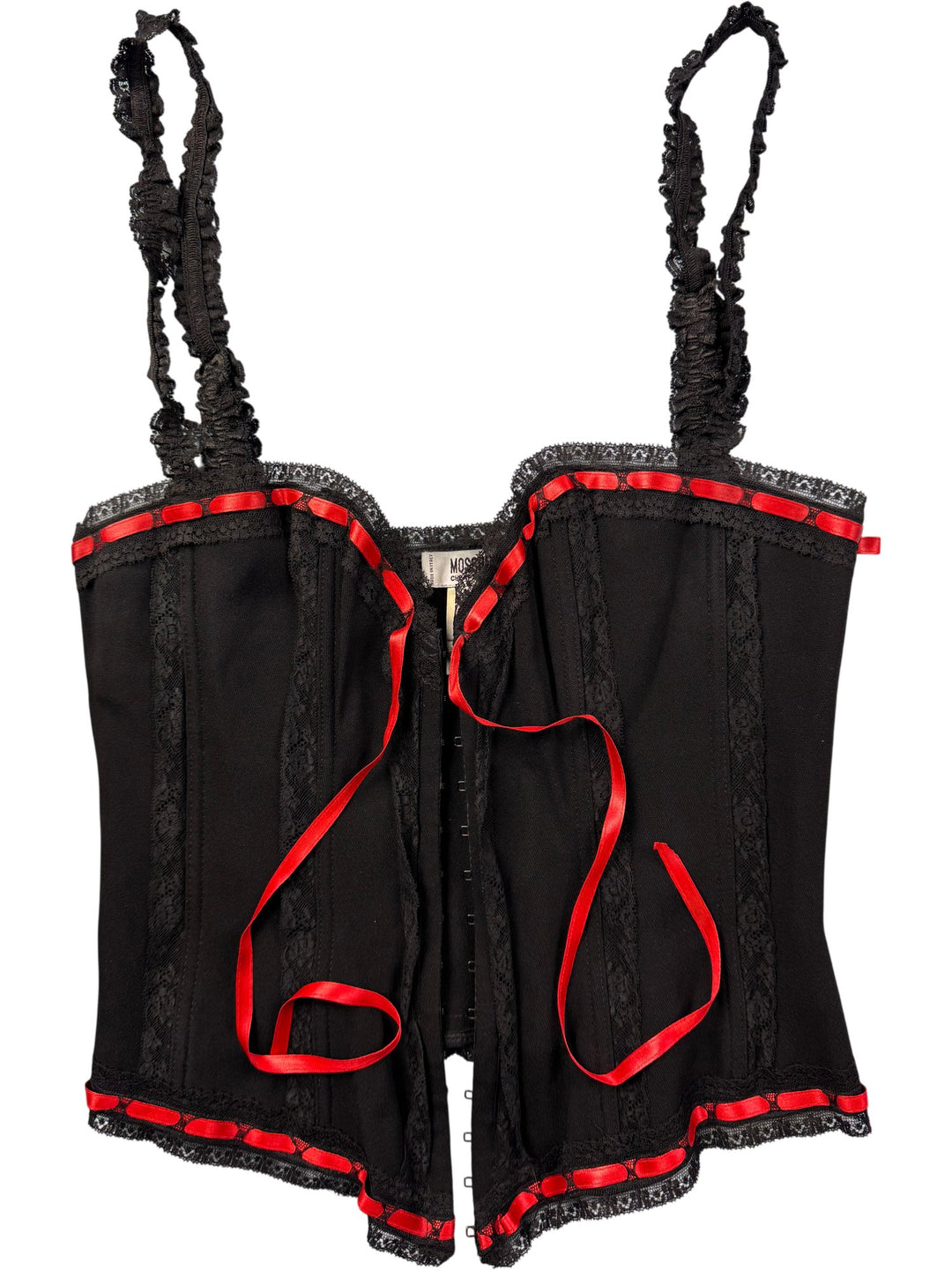 Moschino Black Corset Top - XS