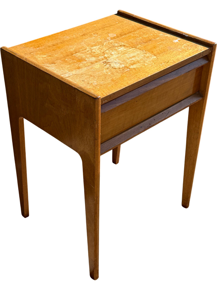 Mid Century Wooden Office Desk - Think Vintage