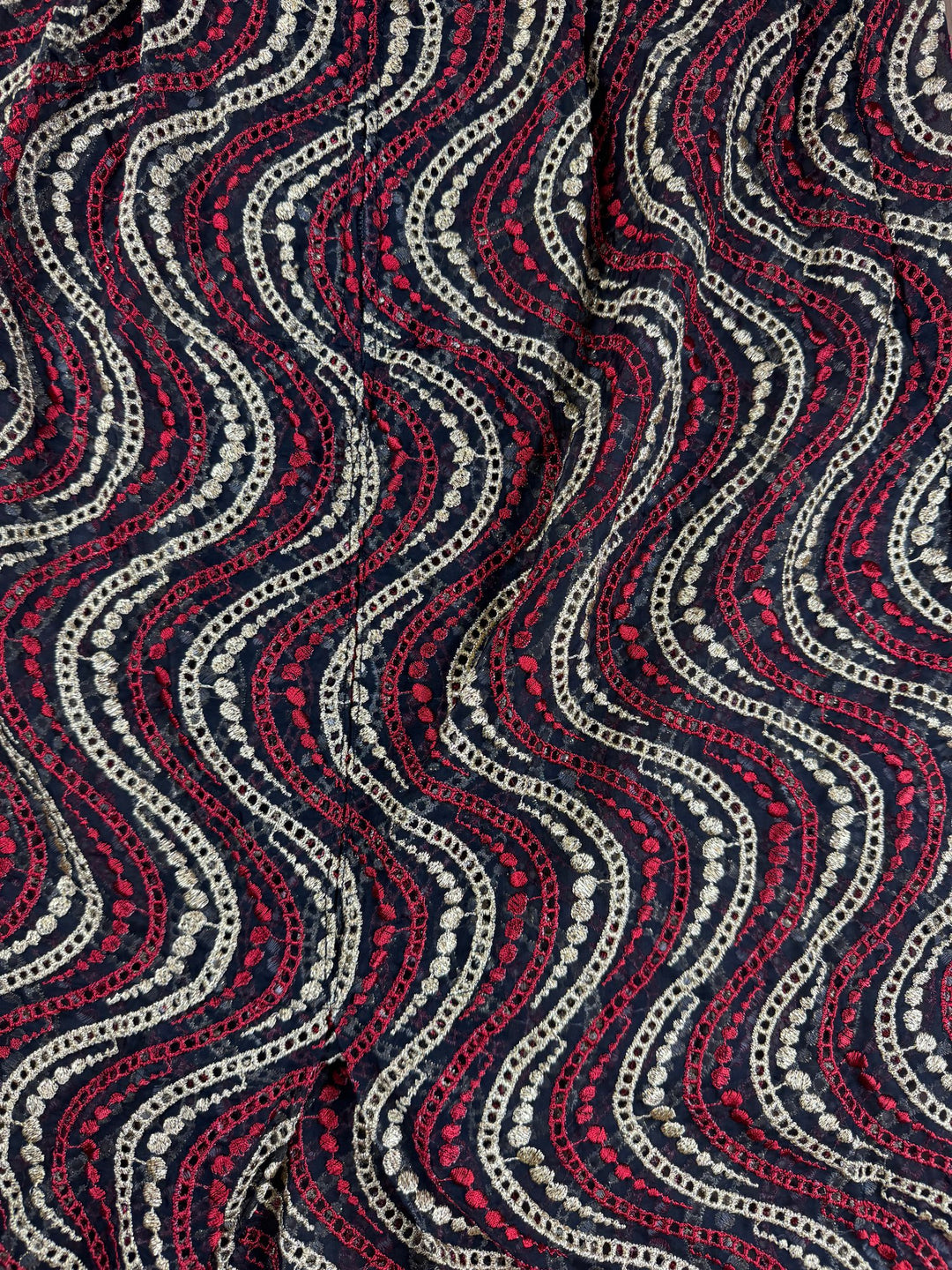 60s Patterned Maxi Dress - XS/S