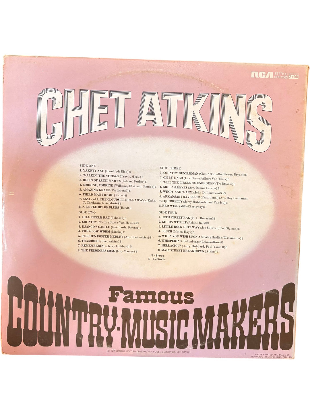 Chet Atkins Famous Country Music Makers Vinyl - Fair