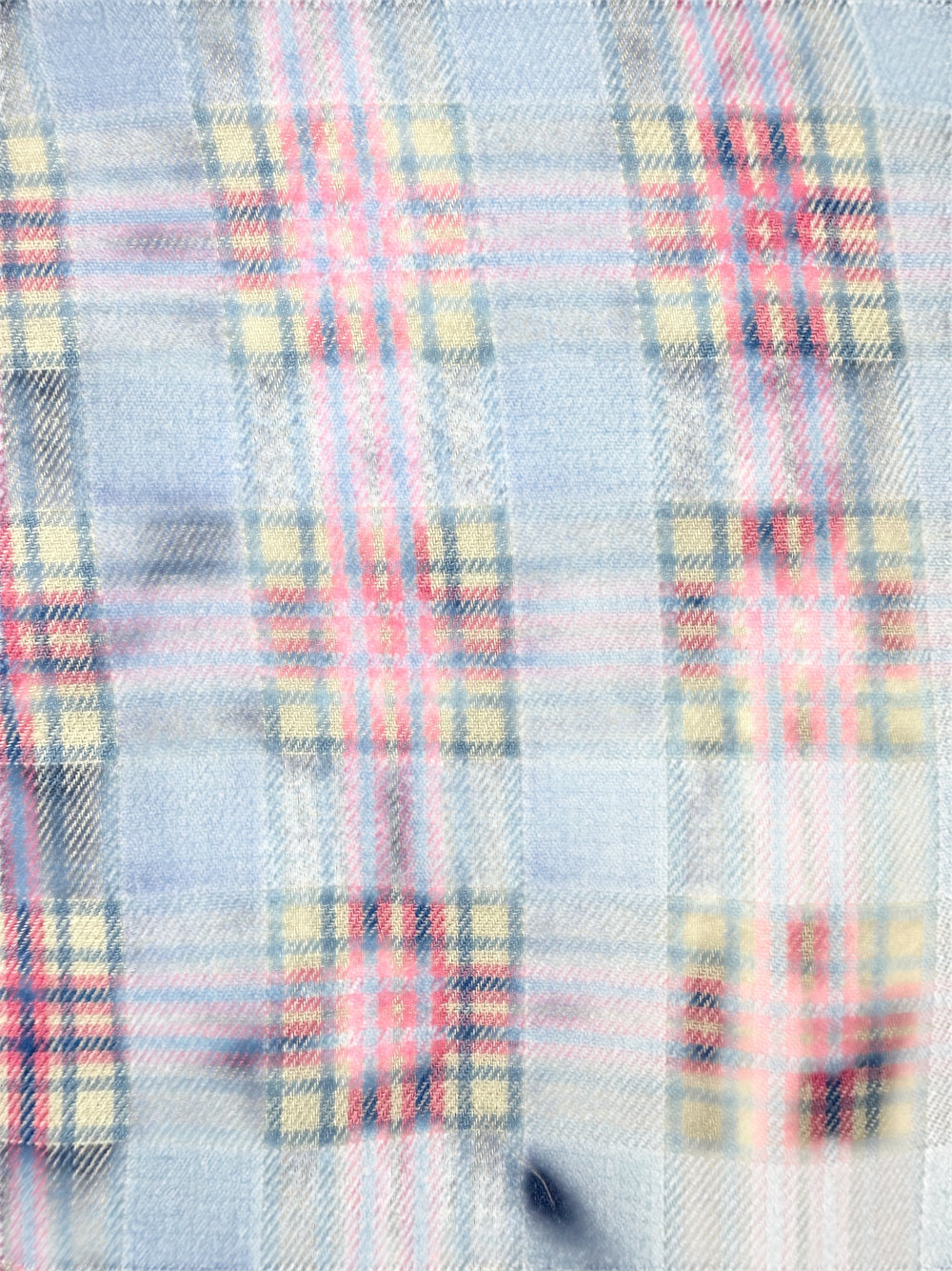 Plaid Checkered Fabric - Think Vintage