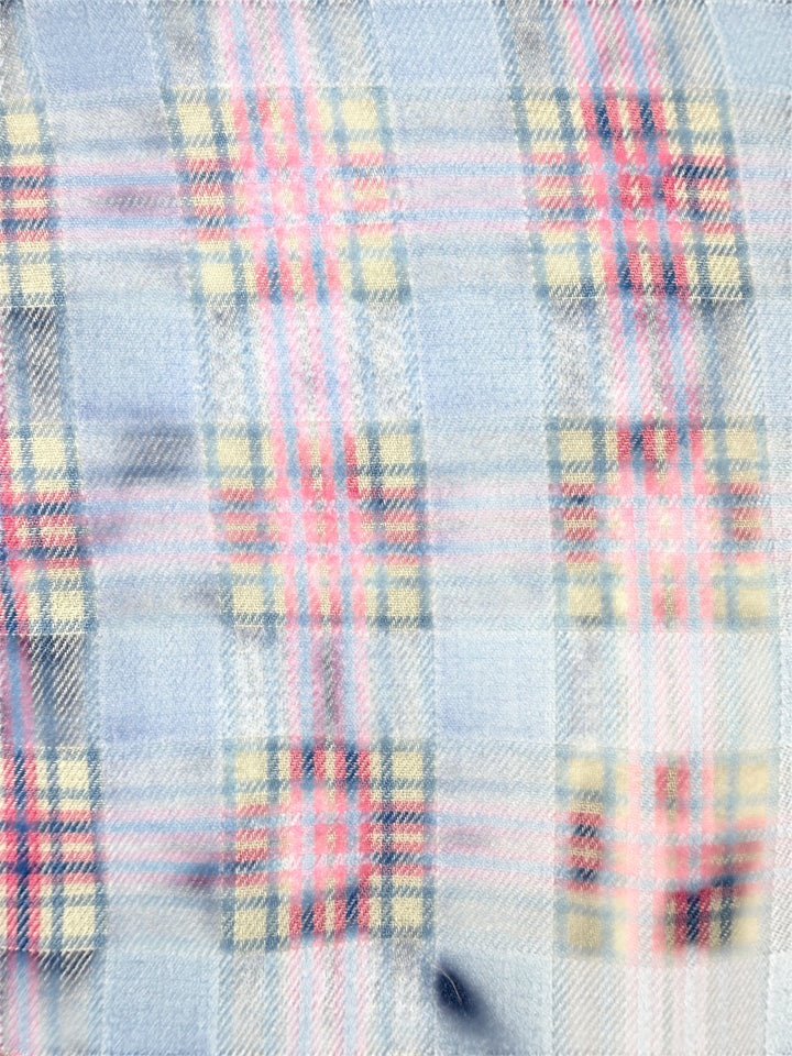 Plaid Checkered Fabric - Think Vintage