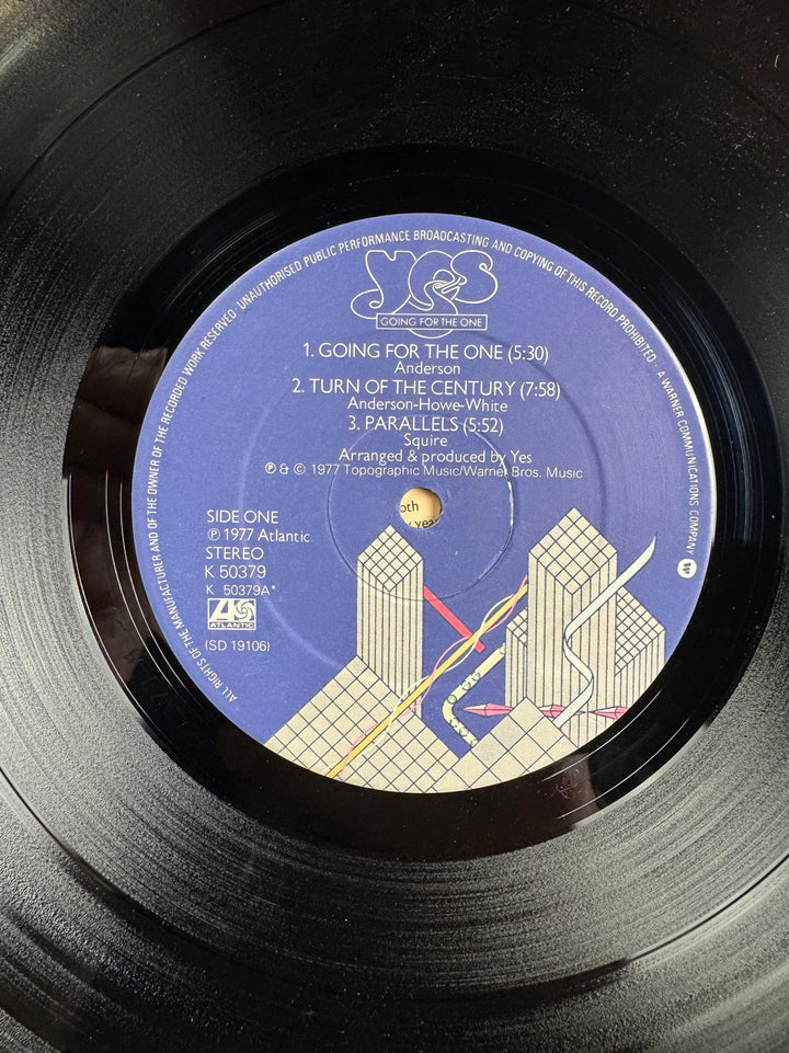 1977 Yes Going For The One Vinyl Album - Good+