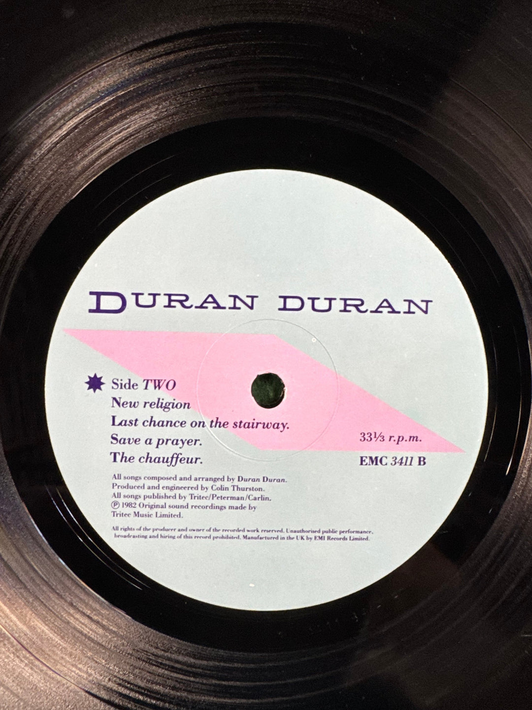 1980s Duran Duran Rio Vinyl Record - Think Vintage