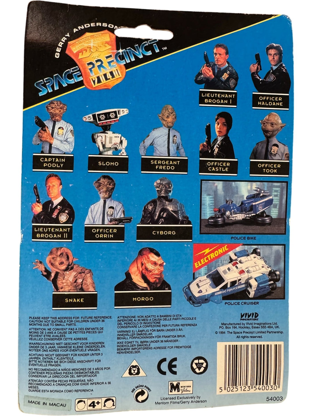Space Precinct Captain Podly Action Figure