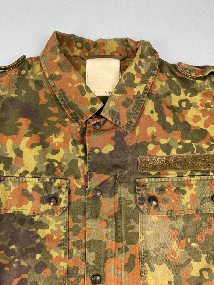 Camouflage Military Jacket - S - Think Vintage