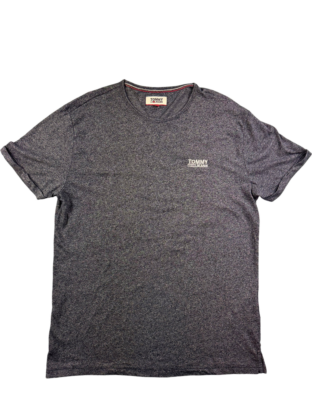 Tommy Jeans Heather Grey T-Shirt - M - Think Vintage