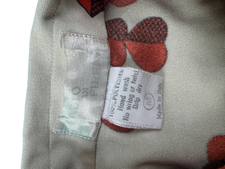1970s Italian Patterned Long Sleeved Shirt