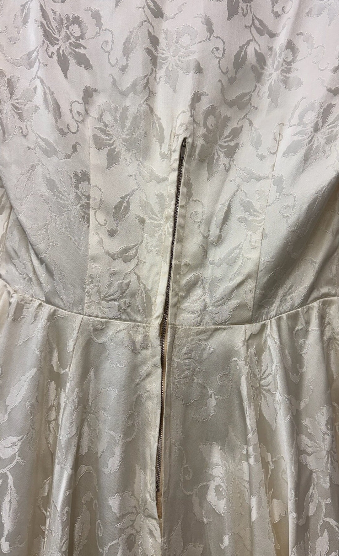 Vintage Ivory High-Low Wedding Dress