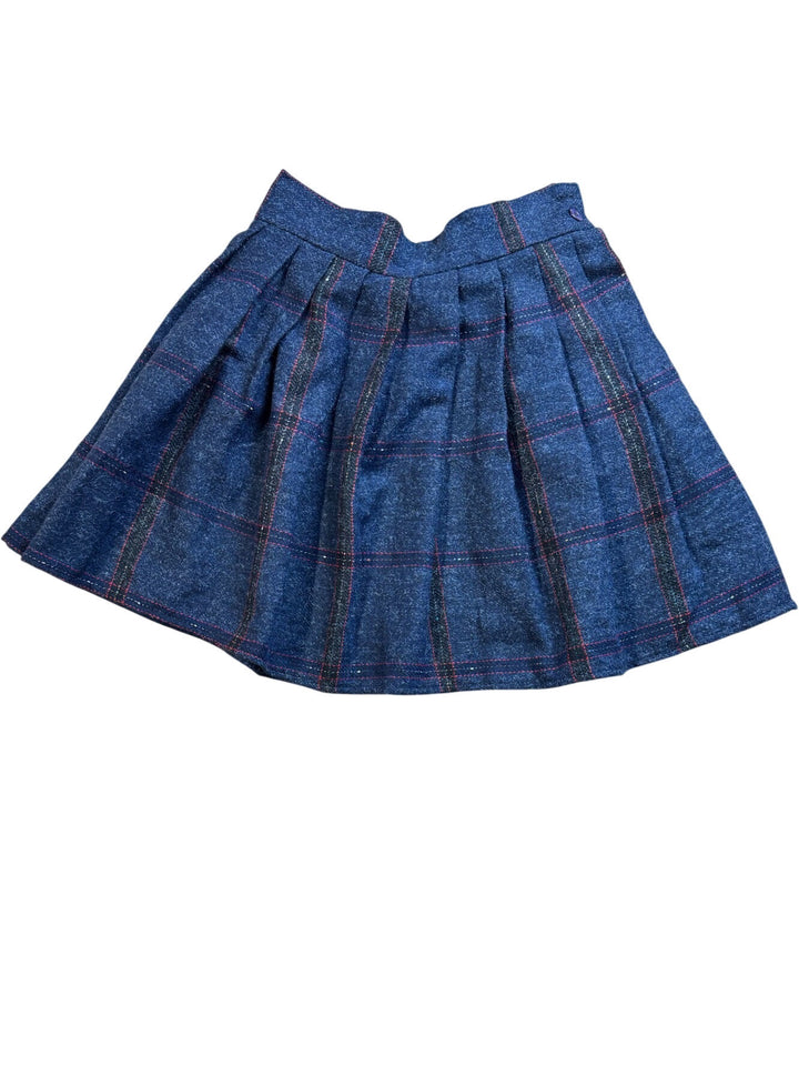 90s Plaid Pleated Mini Skirt