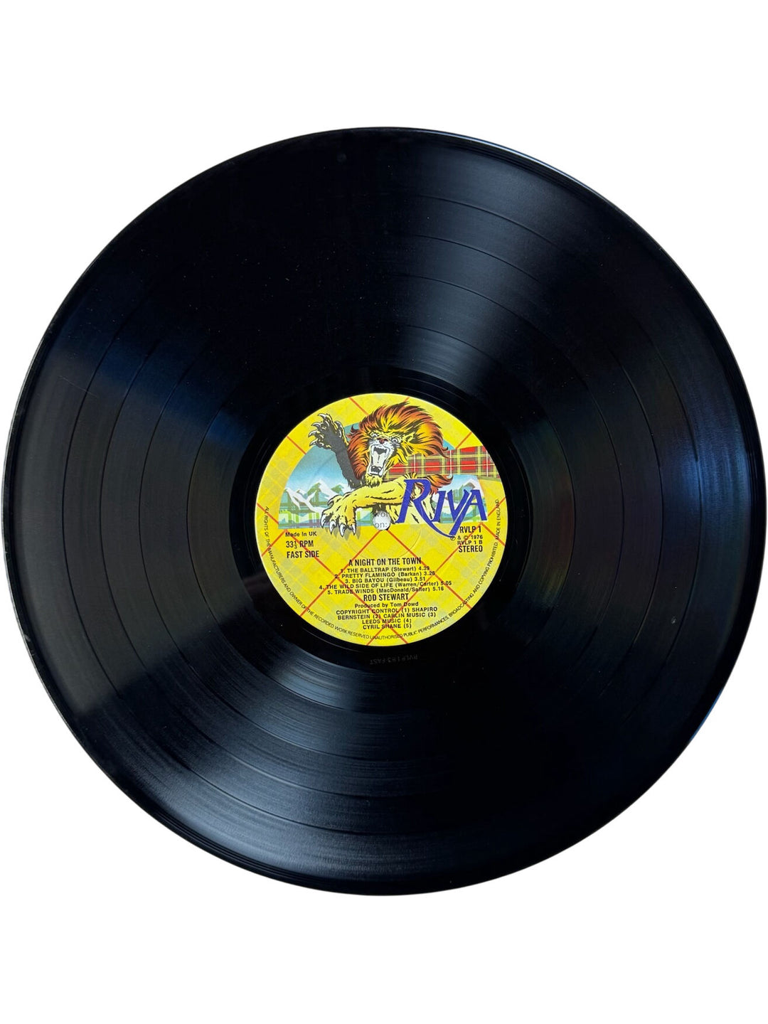 Rod Stewart A Night On The Town Vinyl - Very Good