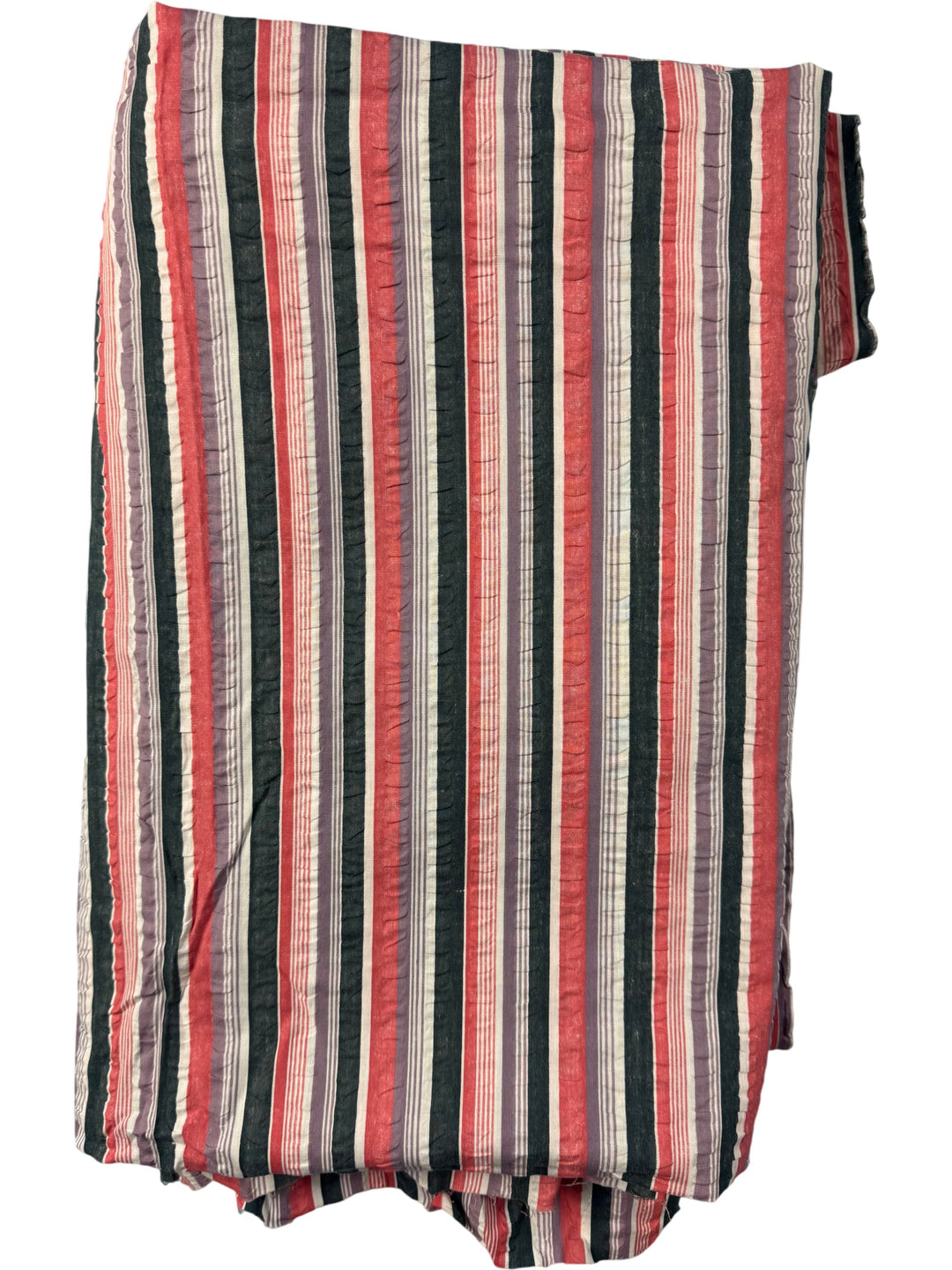 Striped Multicolor Fabric Material - Think Vintage