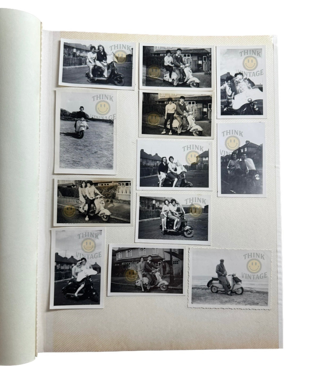 Collection of Vintage Scootering Photos & Cards