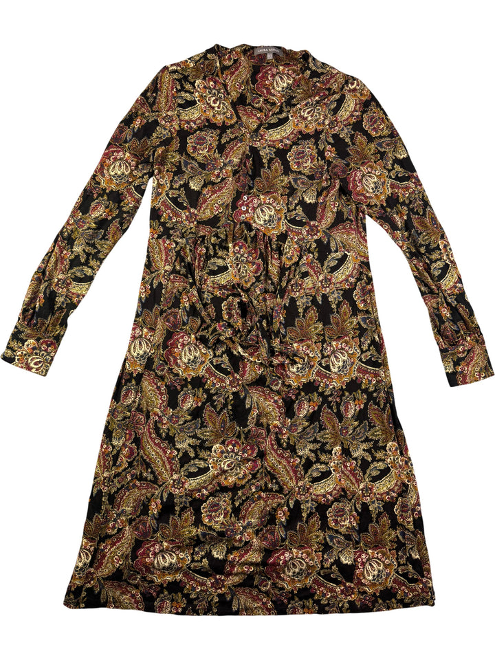 Laura Ashley Floral Long Sleeve Dress - M