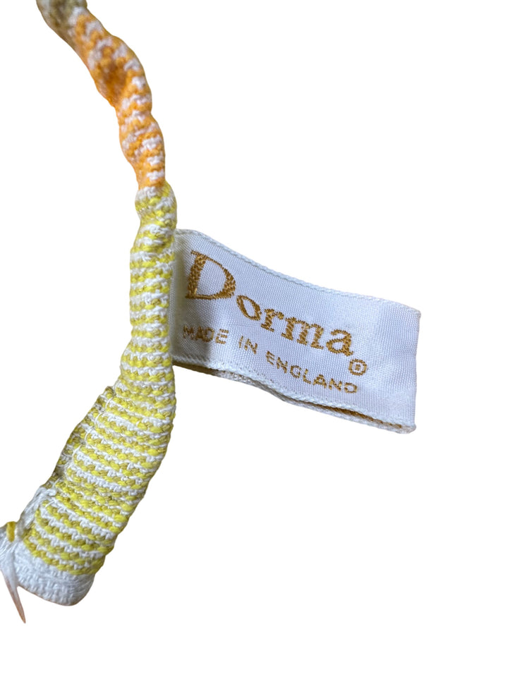 Dorma Retro Orange Patterned Bath Towel - Think Vintage