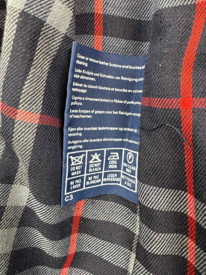 Burberrys Blue Trench Coat - S