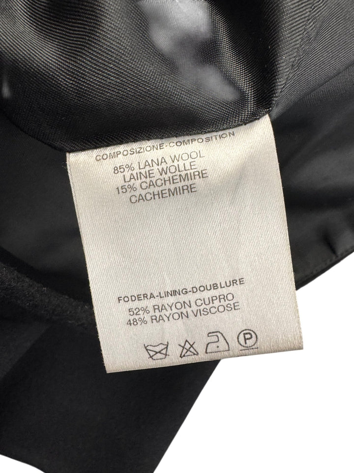 Fendi Black Wool Cashmere Blend Mini Skirt - W31