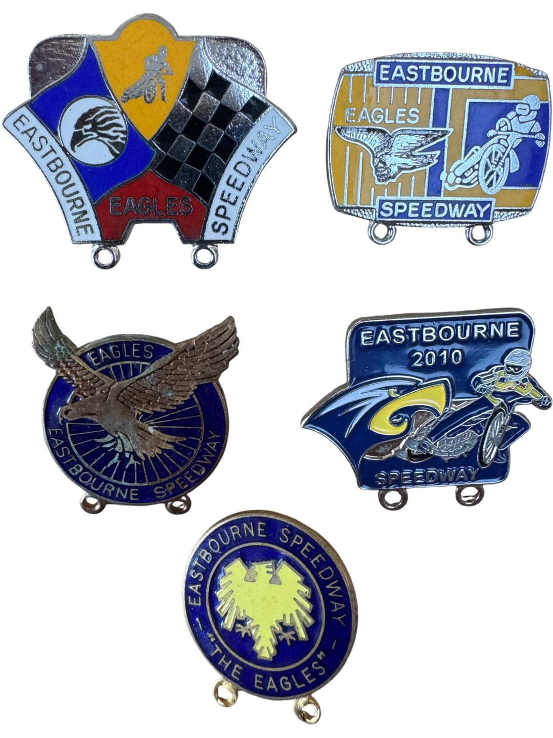Eastbourne Speedway Eagles Pins Collection