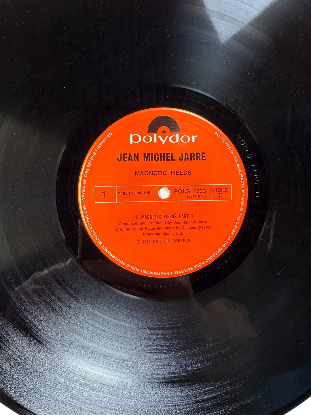 1981 Jean Michel Jarre Magnetic Fields Vinyl - Very Good