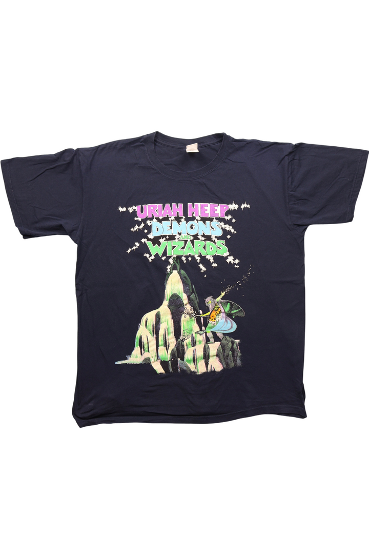 Uriah Heep Demons & Wizards T-Shirt - L - Think Vintage