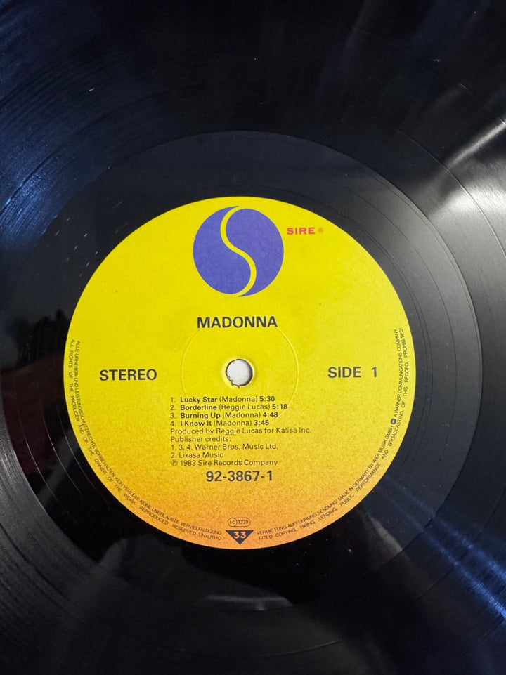 1980s Madonna Album Vinyl - Very Good