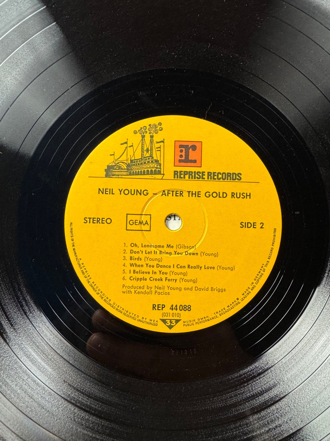 Neil Young 'After The Gold Rush' Vinyl Record - Very Good