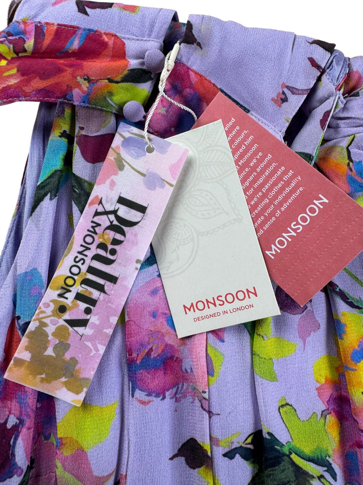 Monsoon Floral Tiered Maxi Dress - S