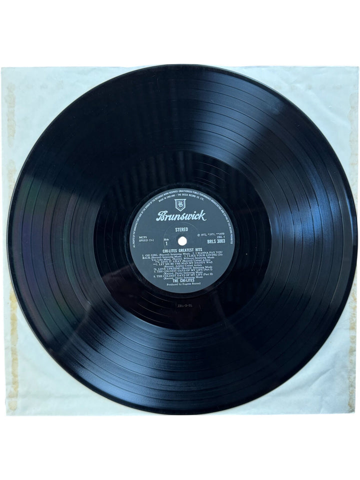 Chi-Lites Greatest Hits Vinyl Record - Fair
