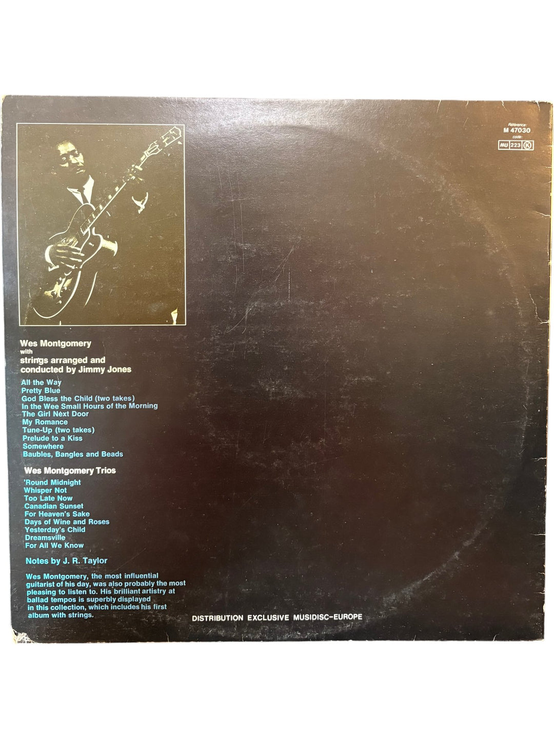 Wes Montgomery Pretty Blue Vinyl Record - Fair