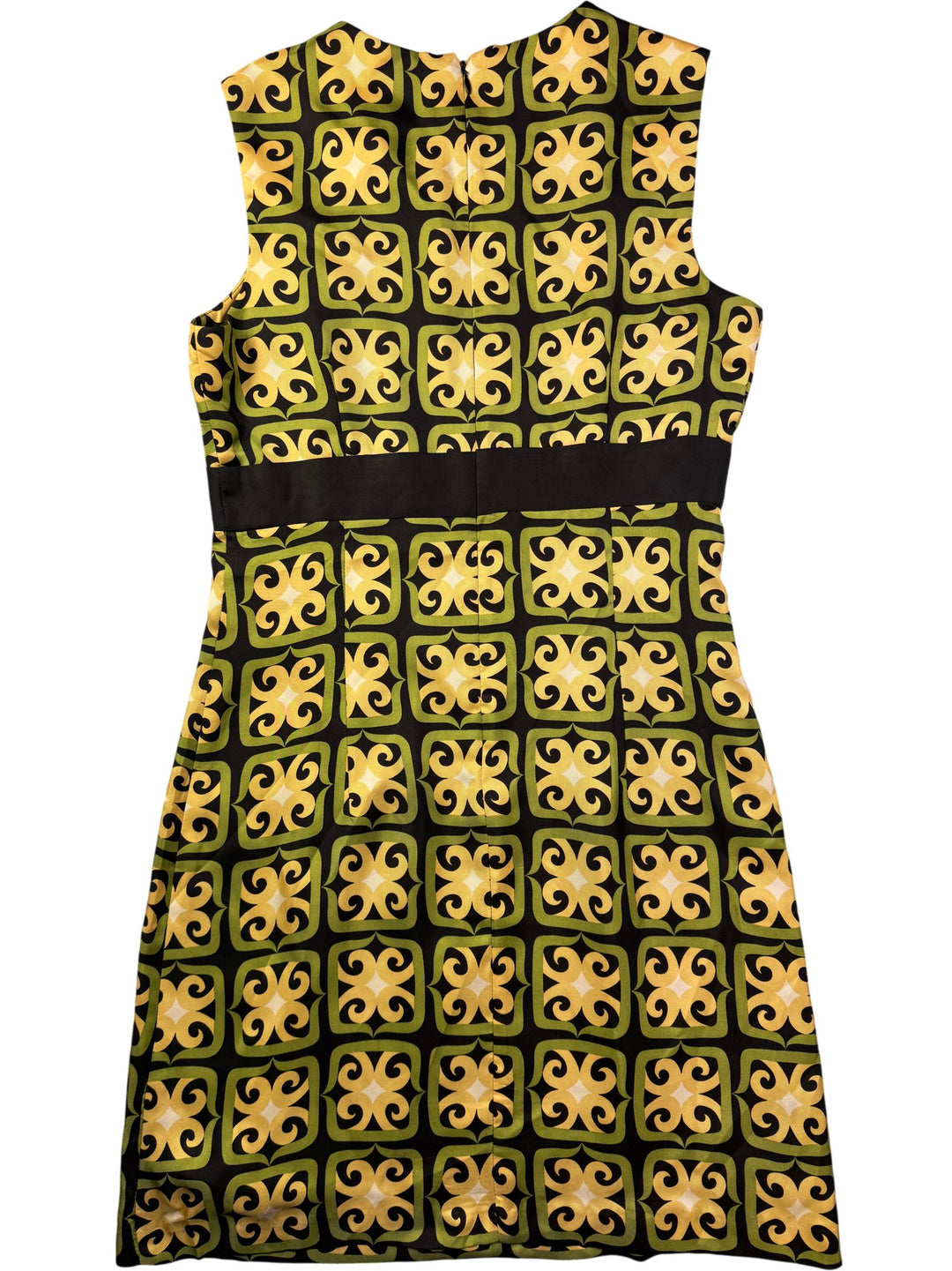 Milly New York Silk Geometric Mini Dress - S