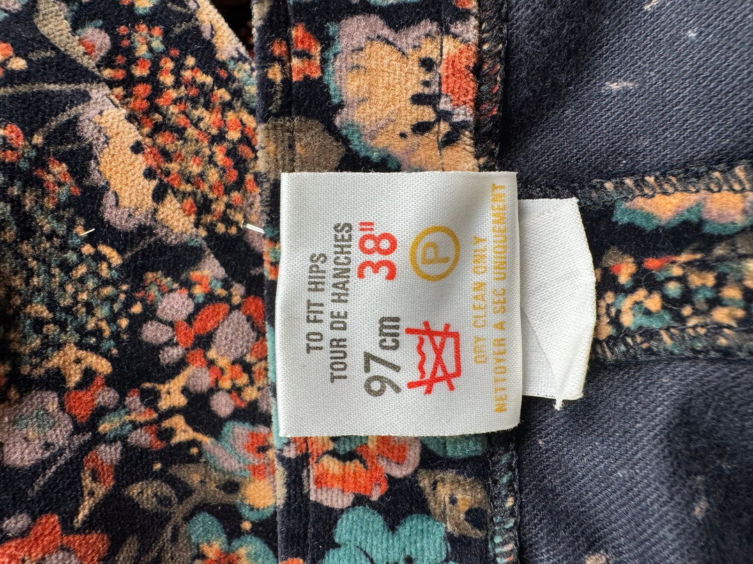 St Michael Floral Maxi Skirt - S - Think Vintage