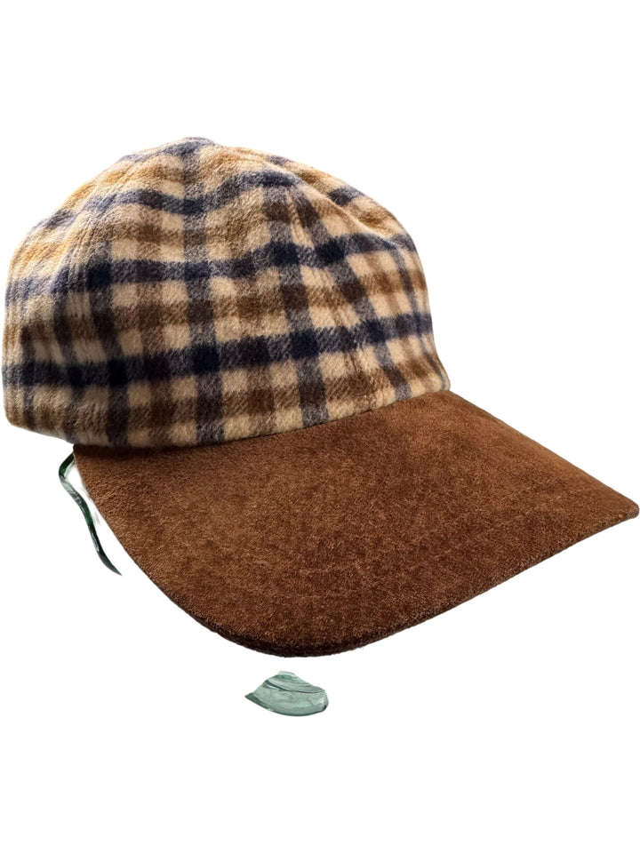 Aquascutum Checkered Baseball Cap - L - Think Vintage