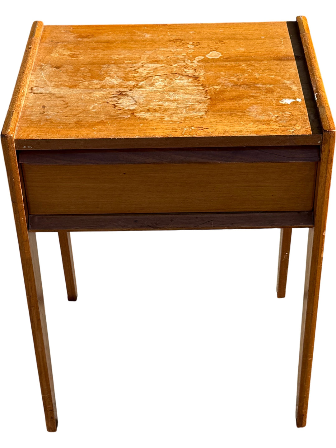 Mid Century Wooden Office Desk - Think Vintage
